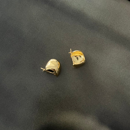 Golden Pebble Studs