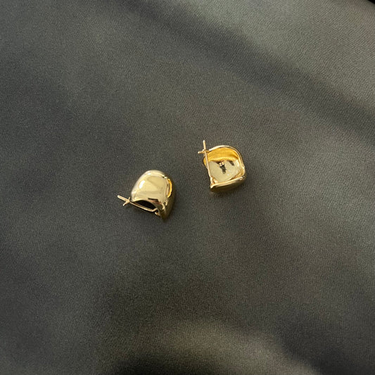 Golden Pebble Studs